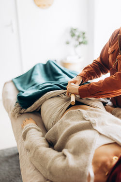 Soin rituel rebozo à 4 mains