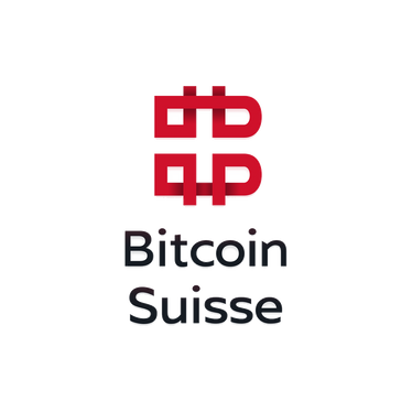 Firmenlogo von Bitcoin Suisse, Schweizer Unternehmen für Kryptowährungen und digitale Finanzdienstleistungen