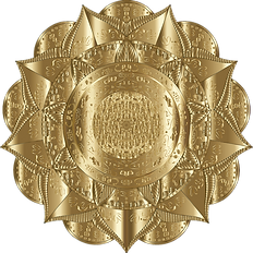 Goldenes Mandala