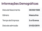 Painel individual do colaborador
