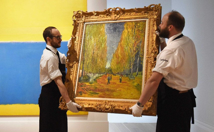 A Painting Being Transported