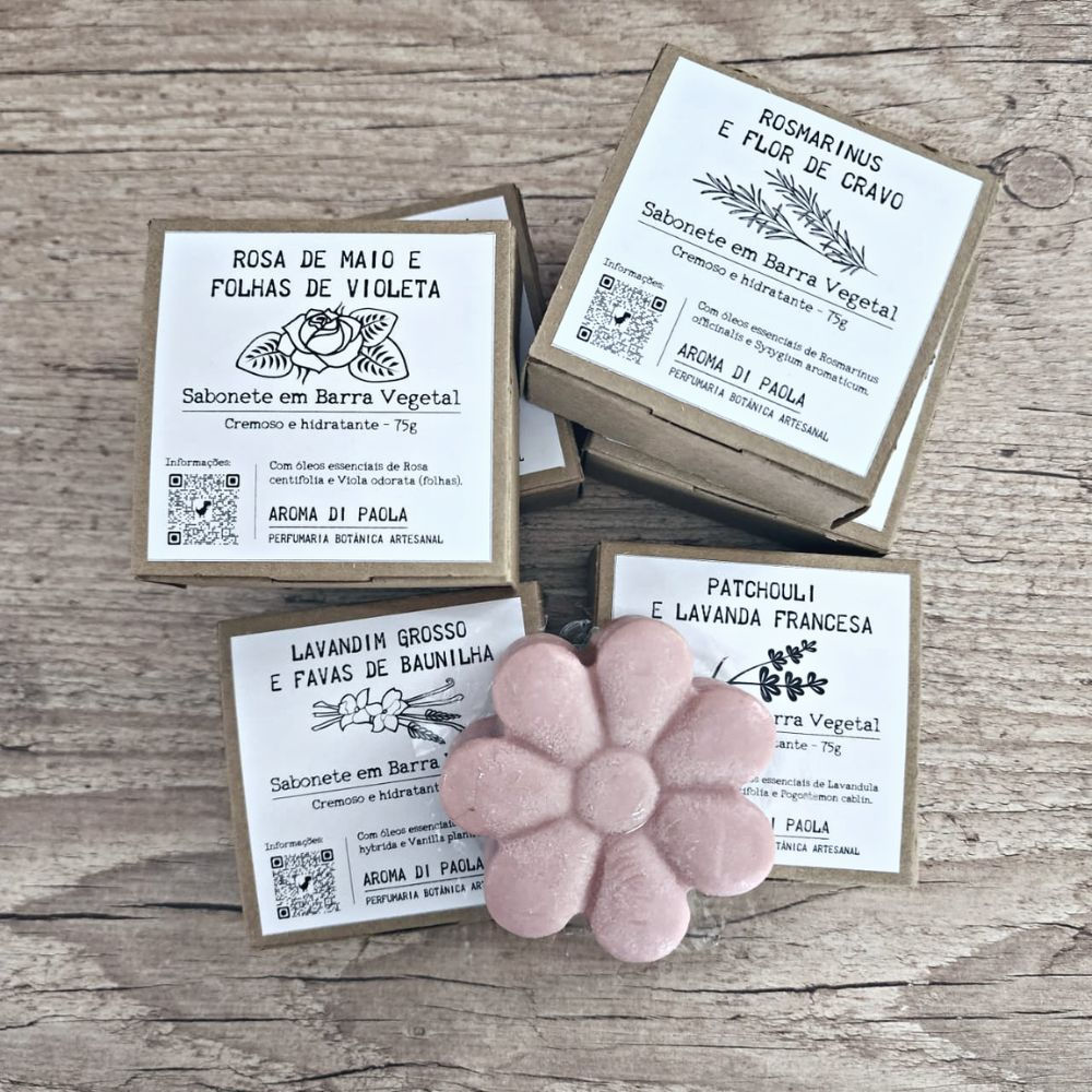 Sabonete em barra vegetal 75g