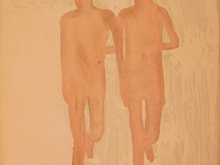 Nathan Oliveira, The Twin Runners, 2005