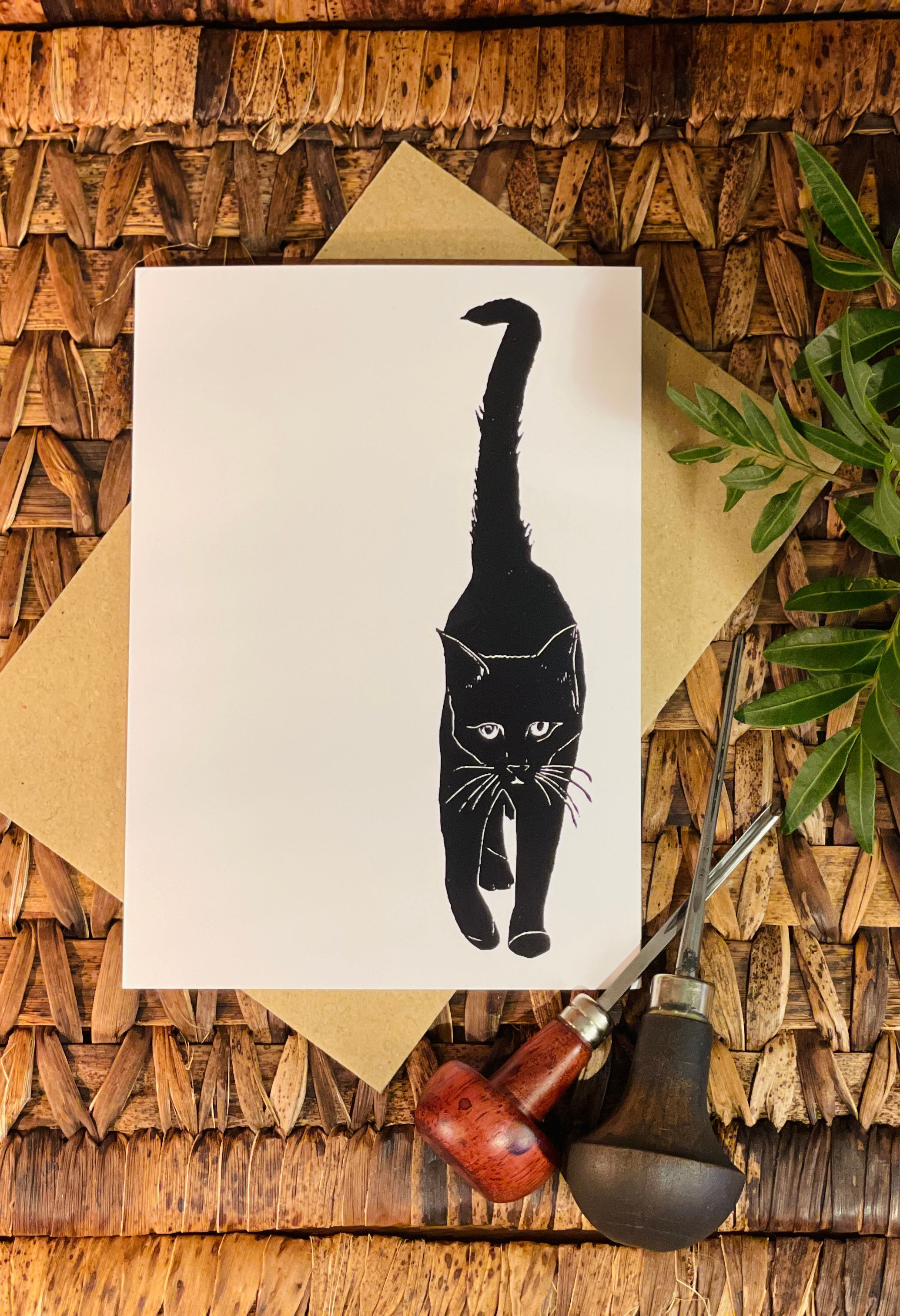 Greeting card - 'Sassy Cat'