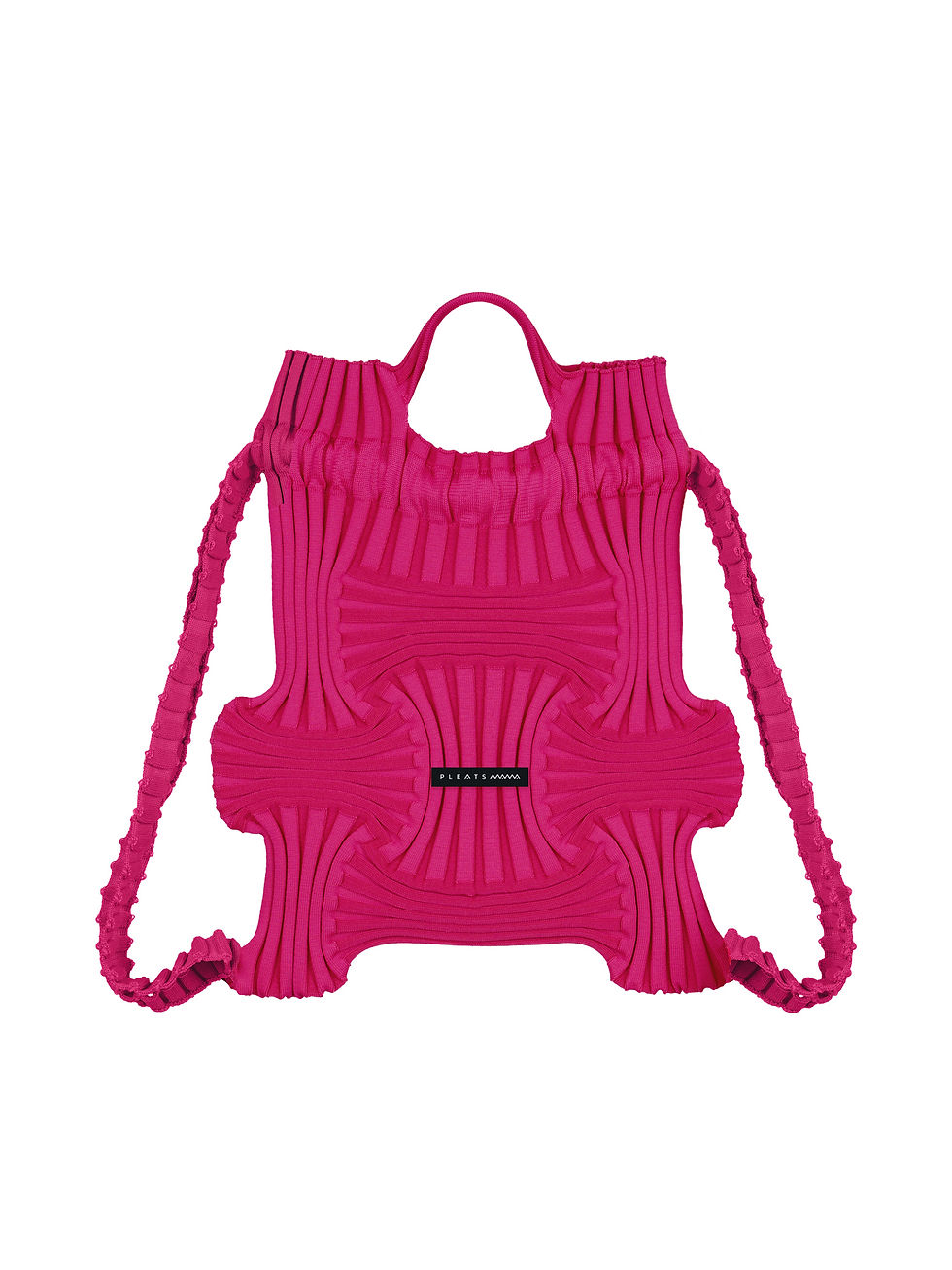 Pleatsmama Bow Backpack Pink