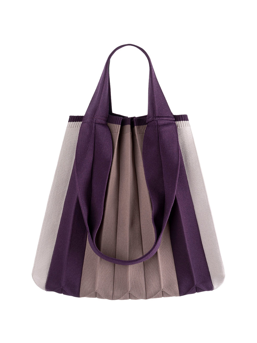 Pleatsmama 2Way Shopper Bag Purple
