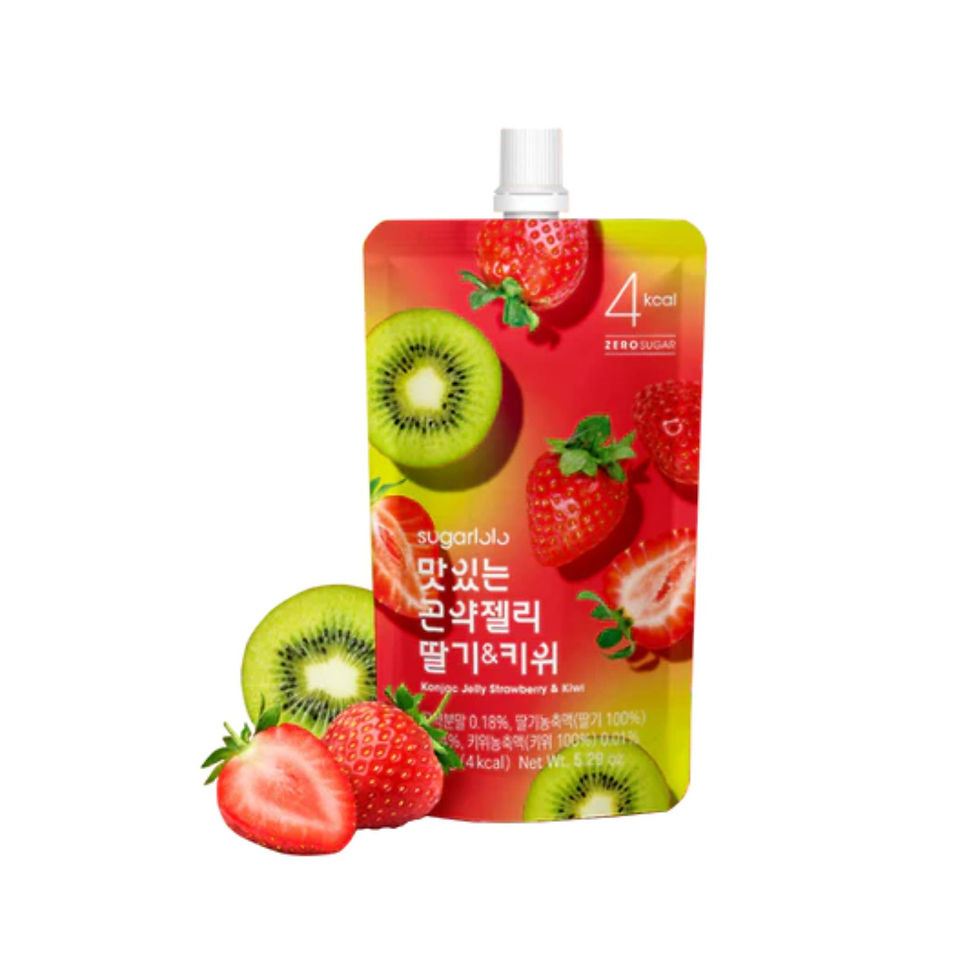 Sugarlolo Konjac Jelly Strawberry & Kiwi Flavor 150g