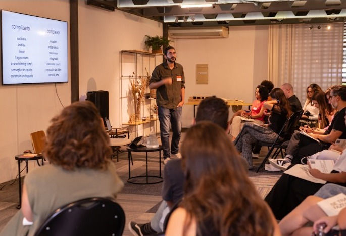 Palestra sobre liderança e complexidade