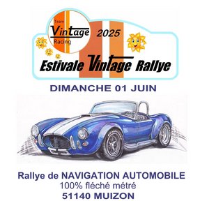 Estivale Vintage Rallye le dimanche 1er juin 2025