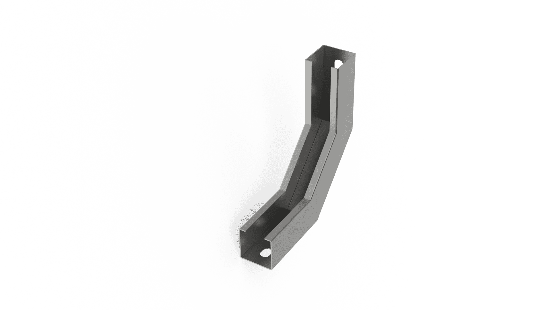 EL CURVA VERT EXT TP U 90 PERF  38X38MM