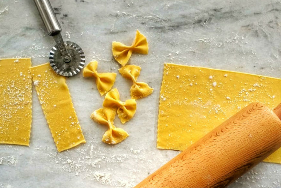 Arranged Food and Objects