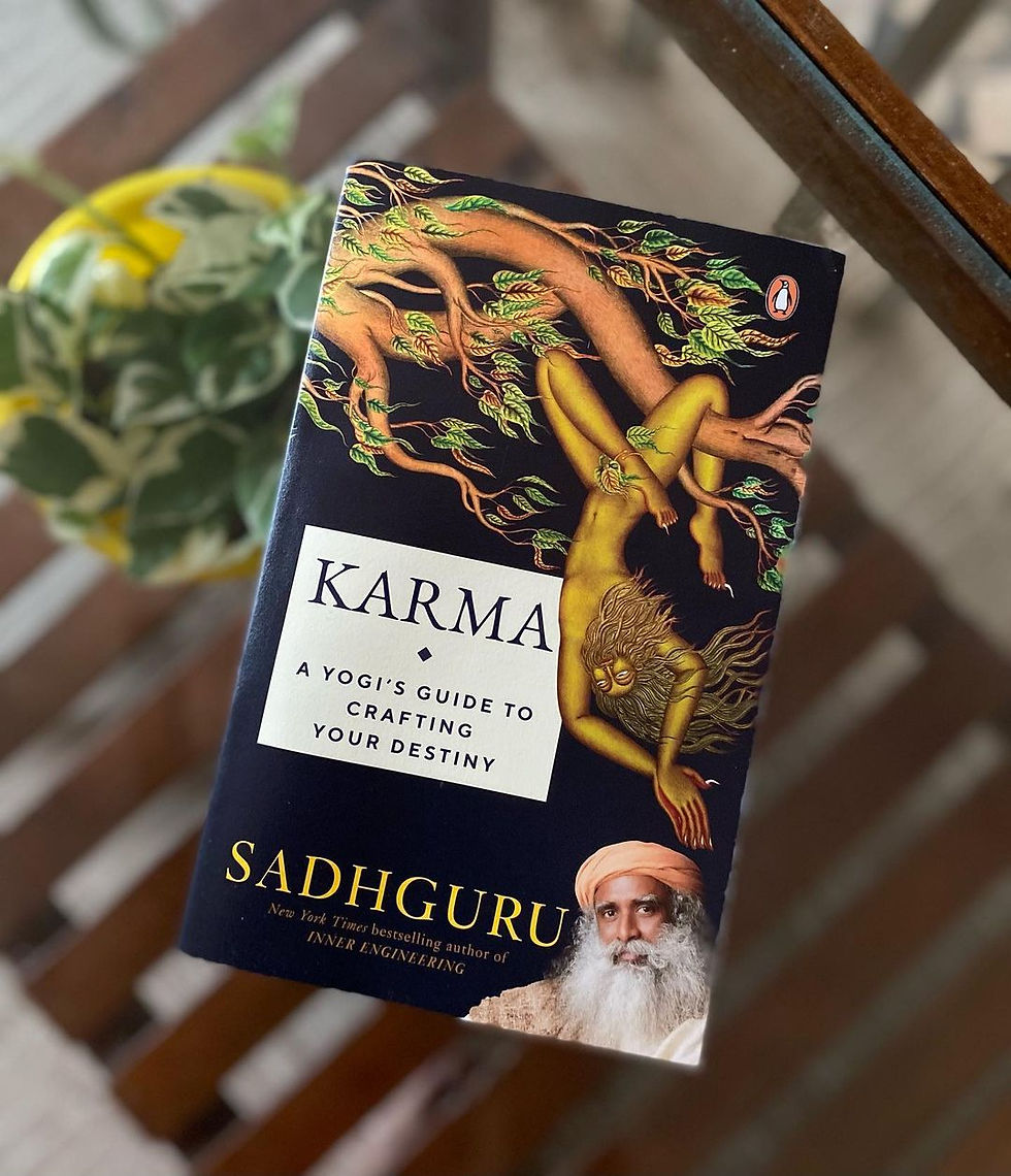 Karma- A Yogi's Guide to Crafting Your Destiny: Book Review