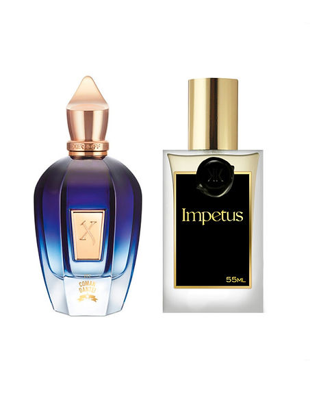 Perfume inspirado em Comandante Xerjoff. Impetus perfume, inspirado no lendário Comandante da Xerjoff, é a materialização do luxo contemporâneo em fragrância.