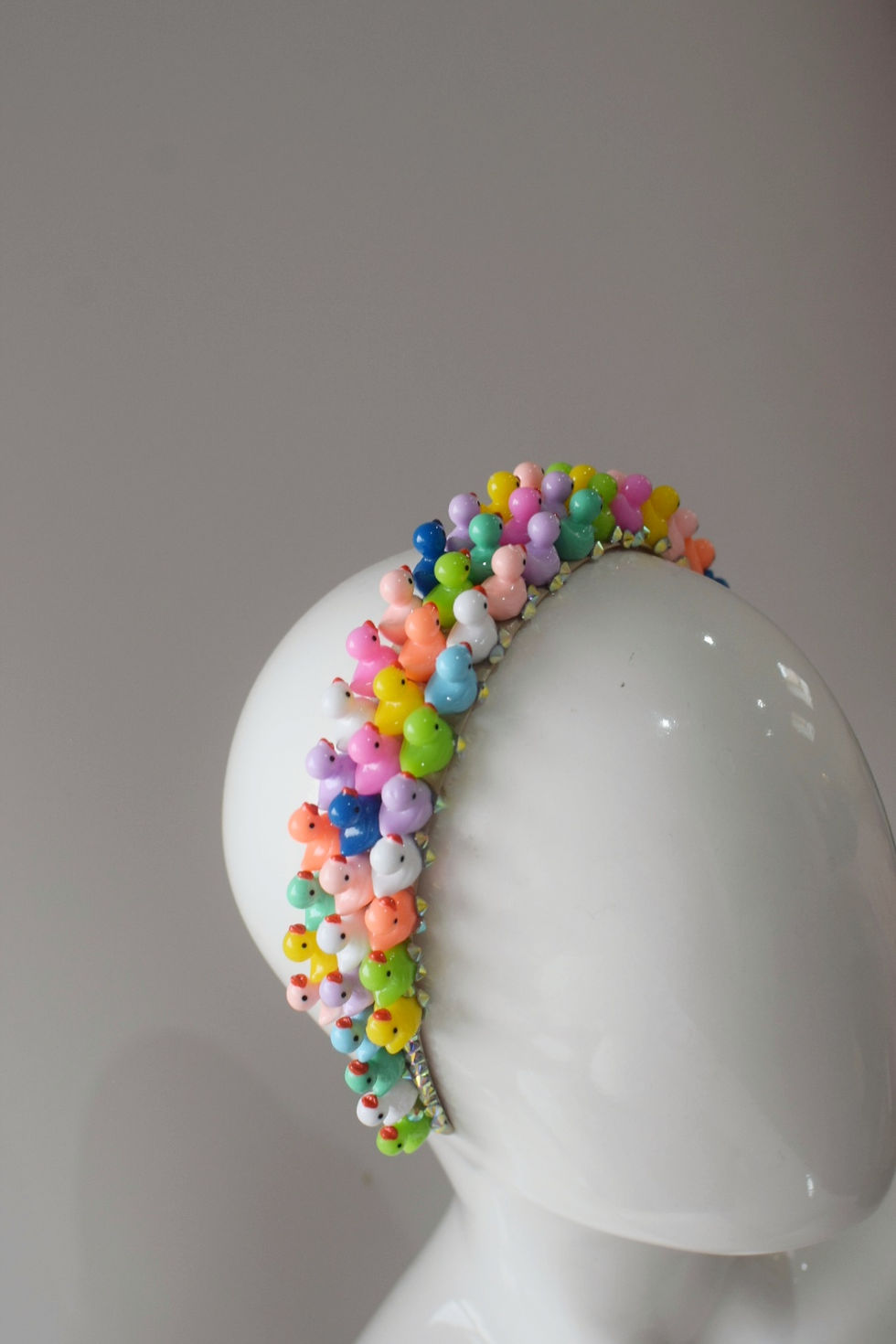 Thumbnail: Lots of ducks rainbow halo headband 