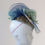 Thumbnail: Navy, gold and mint roses fascinator hat
