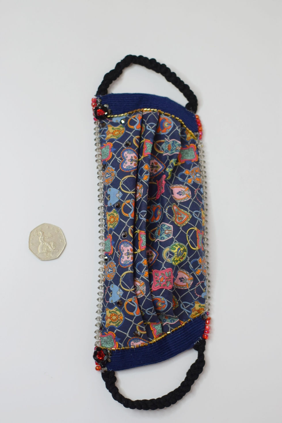 Thumbnail: Love locks Liberty print facemask 