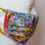 Thumbnail: Red floral Liberty print silk and velvet glam facemask 