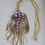 Thumbnail: Gold flapper fringe statement necklace 
