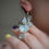 Thumbnail: Cluster of sparkling raindrops glam earrings 