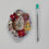 Thumbnail: Fall colours flower hairclip /brooch