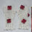 Thumbnail: Cotton hand crochet fingerless gloves with pink roses