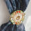 Thumbnail: Yellow flower glam scarf ring