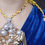 Thumbnail: Gold flapper fringe statement necklace 