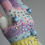 Thumbnail: Pastel rainbow unicorn glam fingerless gloves