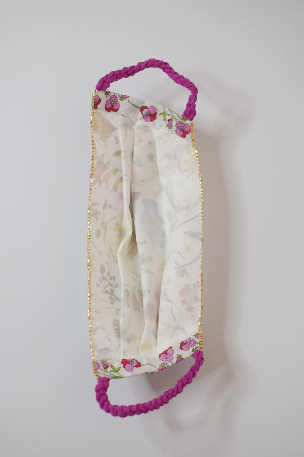 Thumbnail: Wildflowers meadow Liberty print glam facemask 