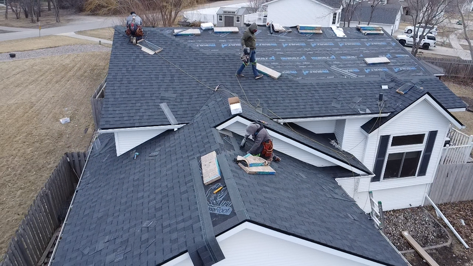 Certainteed roof installation in Fargo, ND