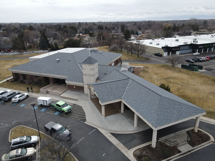 new roof in Boise, ID at a local church
