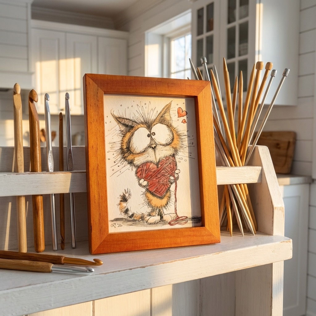 SOLD - Alley Skein-Cat!