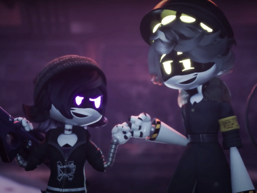 Two robots named Uzi and N