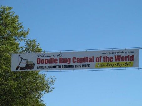 40th Annual Doodle Bug Motor Scooter Reunion will be held at the Hamilton County Fairgrounds, 1200 Bluff St., Webster City, IA - Reunion dates: Wed. Sept. 16 - Sat. Sept. 19