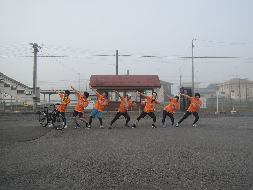 スタートはイナズマのポーズから