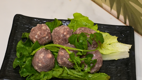 Handmade Beef Tendon Balls (6) 手打新鲜牛筋丸
