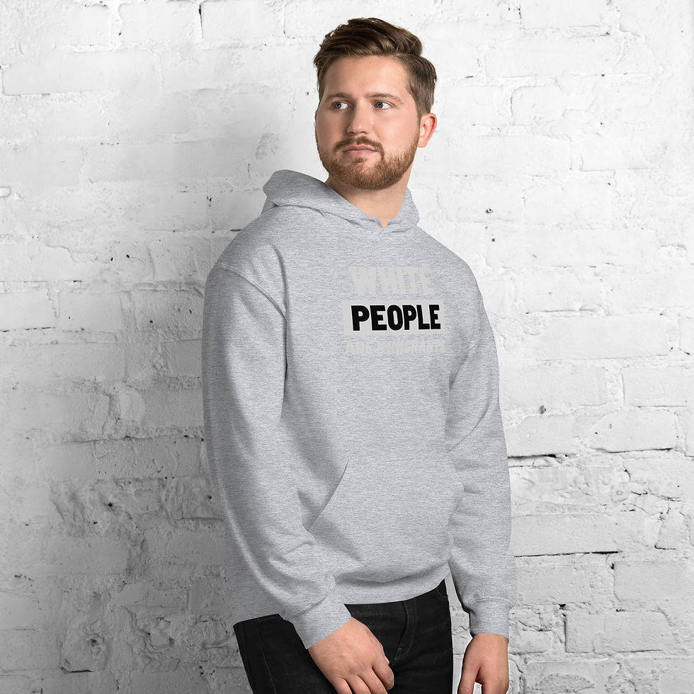 Thumbnail: White People Are Immigrants Hoodie