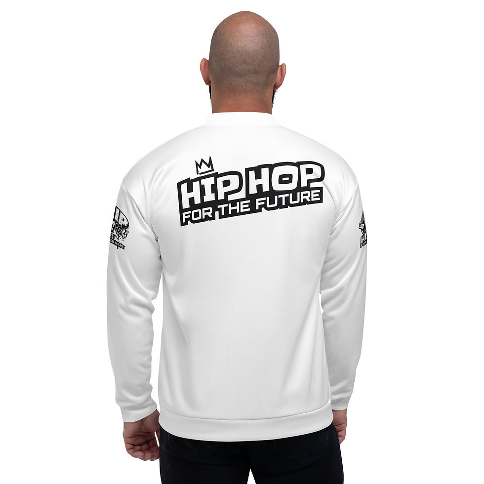 Thumbnail: Hip Hop For The Future — Unisex Bomber Jacket
