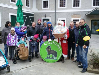 Spendenübergabe und Weihnachtsfest