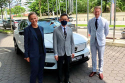 With the Swedish Ambassador and Swedish Trade Commissioner, at the Chinese Chamber, 24 Aug 2022