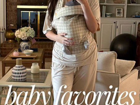 5 things we use EVERY. SINGLE. DAY. with our 2 month old.