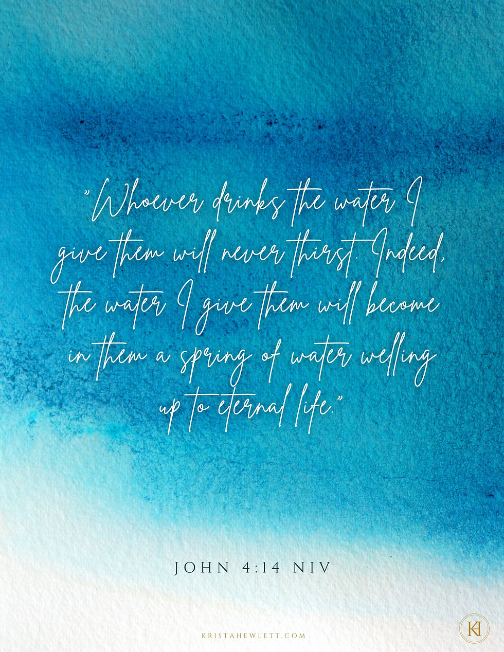 Thumbnail: John 4:14 Free Printable: Worksheets for May24-30 Memory Verse (3 Designs)