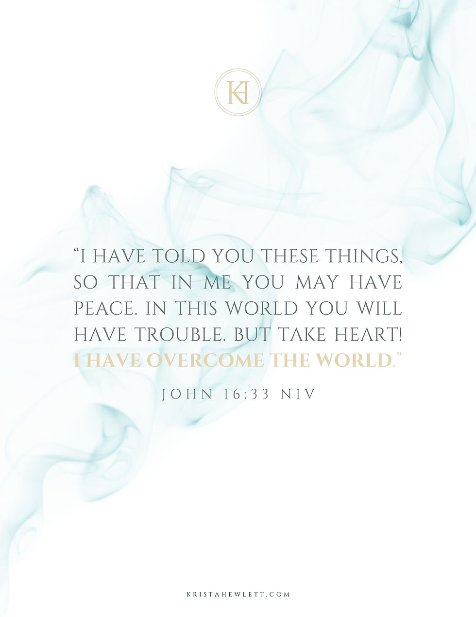 Thumbnail: John 16:33 NIV Free Printable Worksheets Aug 30 - Sep 5 Memory Verse (3 Designs)