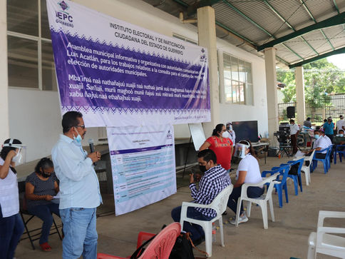 Encabeza el IEPC-Gro Asamblea Informativa en San Luis Acatlán