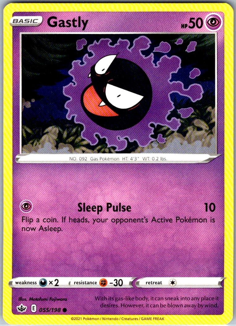 Gastly 055/198 Promo Trick or Trade BOOster Pokemon Near Mint