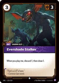 Evershade Stalker 123/219 Common Unleashed Riftbound Near Mint