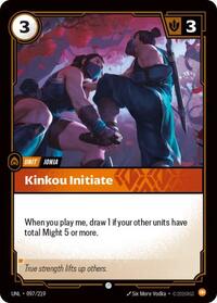 Kinkou Initiate 097/219 Common Unleashed Riftbound Near Mint