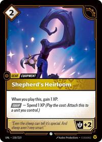 Shepherd's Heirloom 158/219 Common Unleashed Riftbound Near Mint