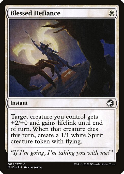 Helper Card - 5/9 5 Token Innistrad: Midnight Hunt Magic: The Gathering NM
