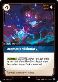 Dramatic Visionary 062/219 Common Unleashed Riftbound Near Mint